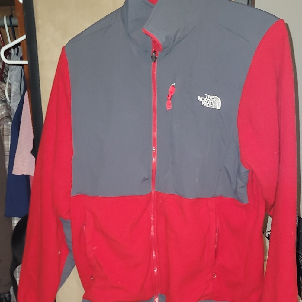 The North Face Men's Red and Gray Jacket